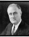 Franklin Delano Roosevelt, head-and-shoulders portrait, facing slightly left