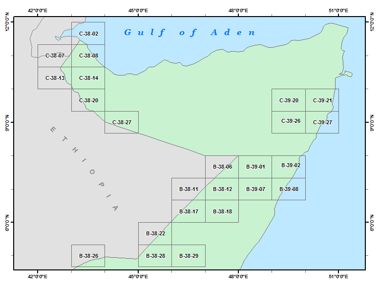 Somalia 200K Index Diagram