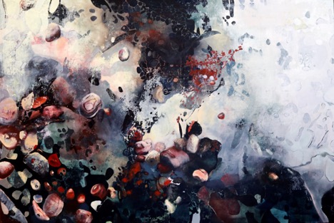 Accumulation, painting by Stephanie Palagyi