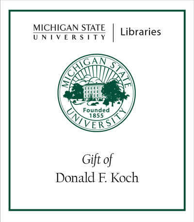 Bookplate honoring: Donald F. Koch American Philosophy Collection