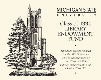 Bookplate honoring: Class of 1994 Library Endowment Fund