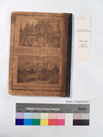 back view of book after repair