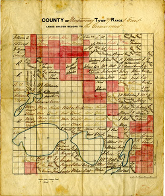 T29N R1E Montmorency County, Michigan, circa 1874