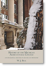 Beal's History of the Michigan Agricultural College - cover